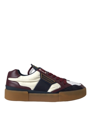 Multicolor Miami Leather Low Top Sneakers Shoes - EU39/US6