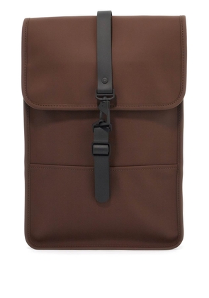 puffed mini backpack - OS Brown