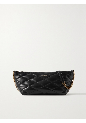 SAINT LAURENT - Quilted Leather Shoulder Bag - Black - One size