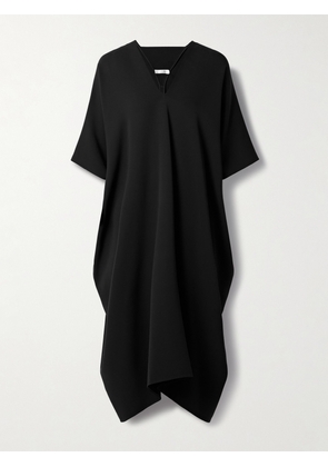 The Row - Hatton Draped Silk-jersey Midi Dress - Black - x small,small,medium,large,x large