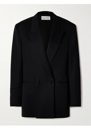 The Row - Lumis Double-breasted Wool-twill Blazer - Black - x small,small,medium,large,x large