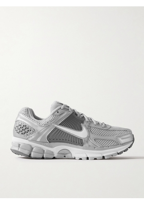 Nike - Zoom Vomero 5 Metallic Leather, Rubber And Mesh Sneakers - Silver - US6,US6.5,US7,US7.5,US8,US8.5,US9,US9.5,US10,US10.5,US11