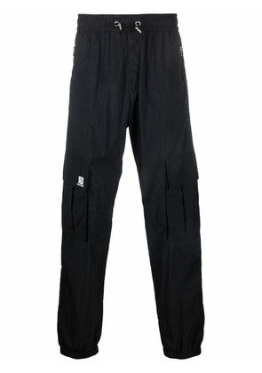 Balmain logo-patch track pants - Black