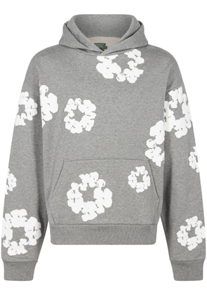 Denim Tears printed 'Cotton Wreath' hoodie - Grey