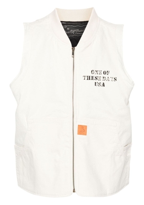 One Of These Days Altamont canvas gilet - Neutrals