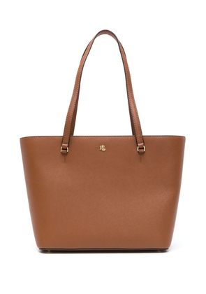 Lauren Ralph Lauren medium Karly leather tote bag - Brown