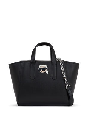 Karl Lagerfeld Ikonik leather tote bag - Black