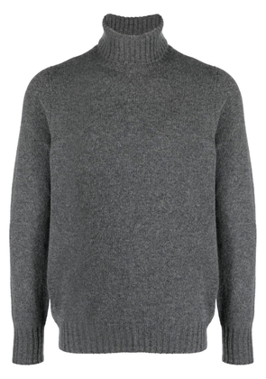 Drumohr roll neck wool jumper - Grey