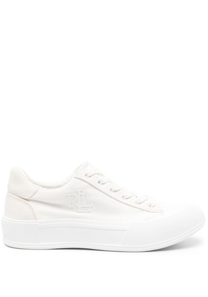 Lauren Ralph Lauren Daisie rubberised-logo sneakers - Neutrals