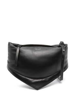 FEDERICO CINA mini Tortellino leather bag - Black