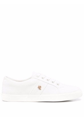 Lauren Ralph Lauren low-top lace-up sneakers - White