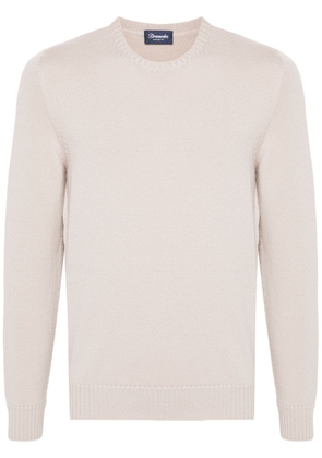 Drumohr crew-neck merino jumper - Neutrals