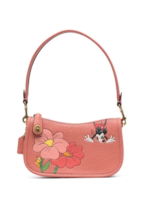 Coach x Disney leather shoulder bag - Pink