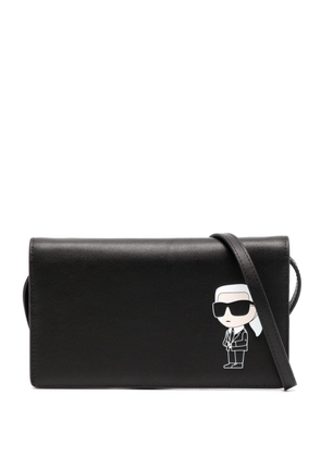 Karl Lagerfeld K/Ikonik 2.0 leather purse - Black