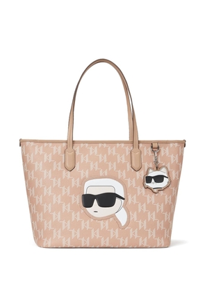 Karl Lagerfeld K/Ikonik 2.0 monogram-pattern tote bag - Neutrals