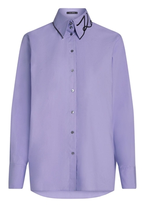 Karl Lagerfeld Signature shirt - Purple