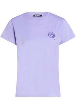 Karl Lagerfeld Ikonik Jelly T-shirt - Purple