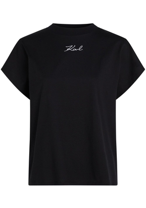 Karl Lagerfeld Signature T-shirt - Black