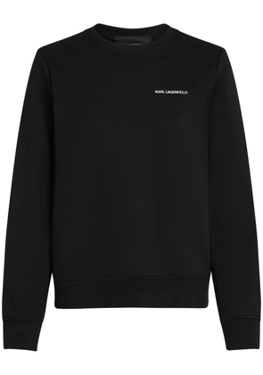 Karl Lagerfeld logo-print sweatshirt - Black