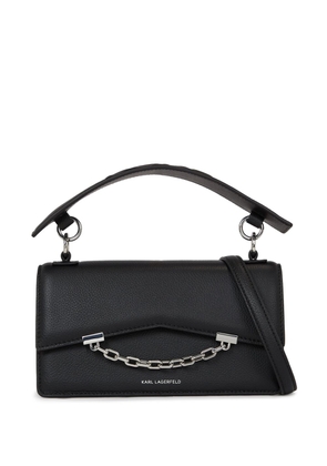 Karl Lagerfeld K/Seven Grainy leather cross body bag - Black