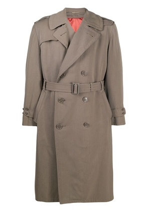 A.N.G.E.L.O. Vintage Cult 1950s double-breasted trench coat - Neutrals