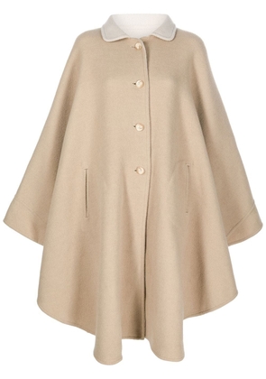 A.N.G.E.L.O. Vintage Cult 1970s reversible cape coat - Neutrals