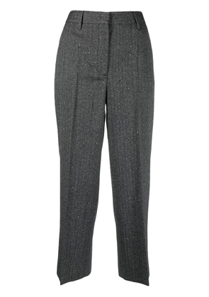 Prada Pre-Owned 2010s cropped tailored trousers - Grey