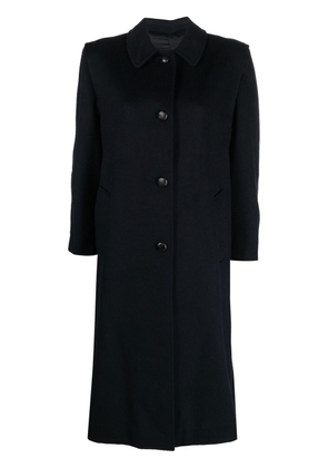 A.N.G.E.L.O. Vintage Cult 1970s buttoned knee-length coat - Blue