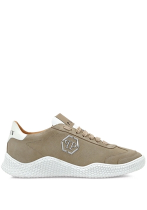 Philipp Plein Runner suede sneakers - Neutrals