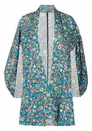 A.N.G.E.L.O. Vintage Cult 1970s floral split-sleeved coat - Blue