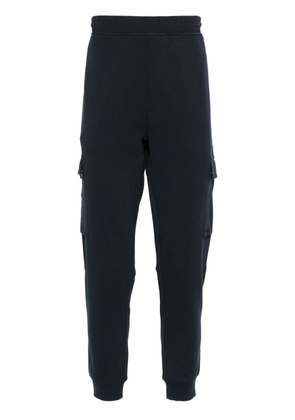 BOSS cotton cargo track pants - Blue