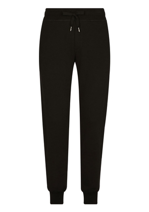 Dolce & Gabbana logo-tag track pants - Black