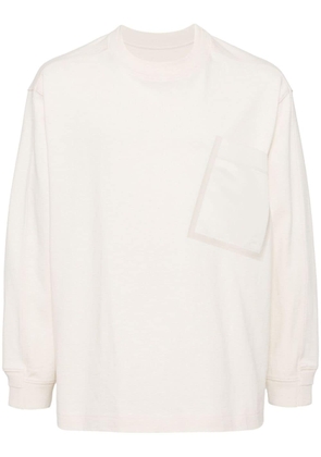 CROQUIS loose long sleeves T-shirt - Neutrals