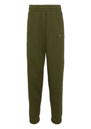 Maison Kitsuné signature fox motif track pants - Green