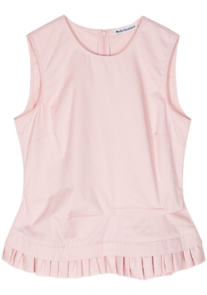 Molly Goddard Edwina ruffled sleeveless top - Pink