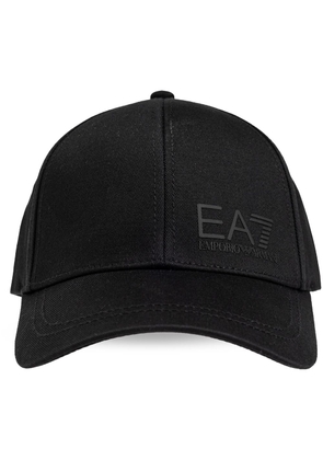 Ea7 Emporio Armani logo-print baseball cap - Black