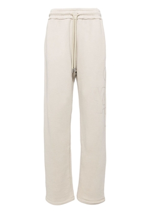 Off-White logo-printed track pants - Neutrals