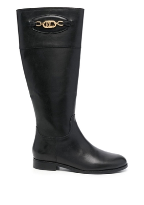 Lauren Ralph Lauren Breana knee-high leather boots - Black