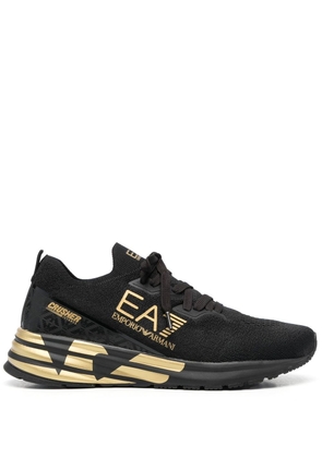 Ea7 Emporio Armani Crusher Distance running sneakers - Black