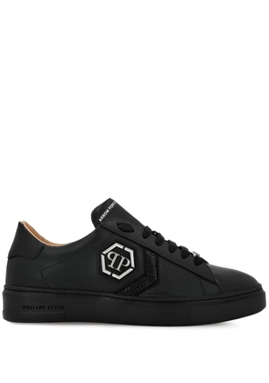 Philipp Plein Strass Hexagon Lo-Top Sneakers - Black