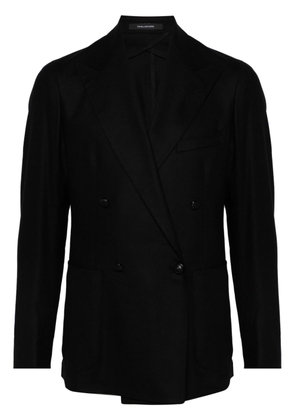 Tagliatore brooch-detail blazer - Black