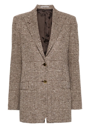 Tagliatore tweed blazer - Brown