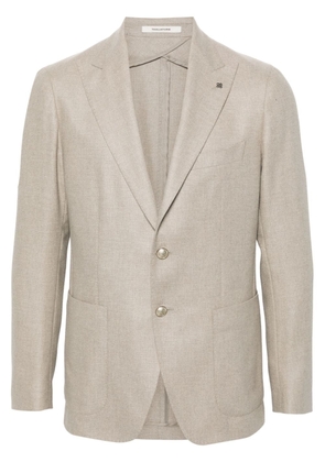 Tagliatore brooch-detail blazer - Neutrals