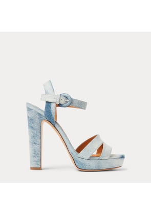 Myles Denim Platform Sandal