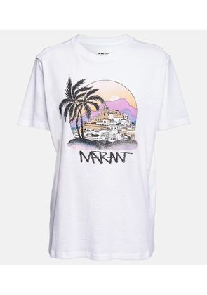 Marant Etoile Zewel logo cotton T-shirt