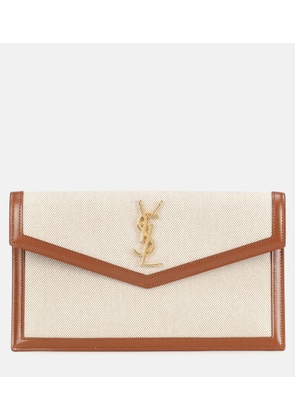 Saint Laurent Uptown canvas clutch