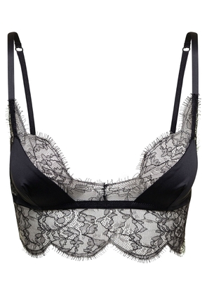 Dolce & Gabbana Lace Satin Bralette