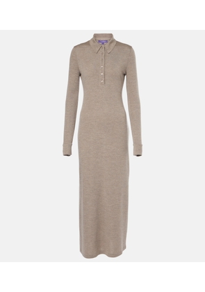 Ralph Lauren Collection Wool jersey polo dress