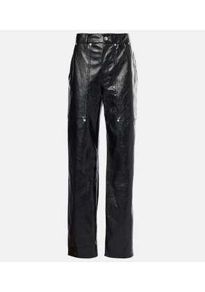 Marant Etoile Ariete faux leather straight pants