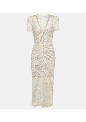 Self-Portrait Lace midi dress